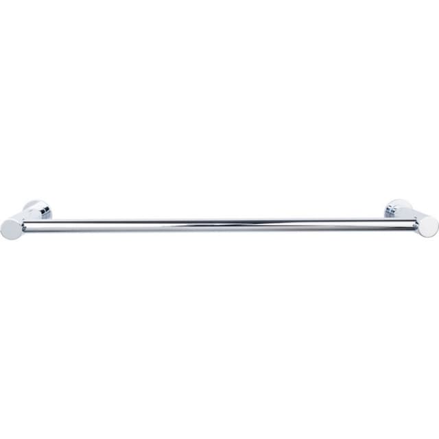 Hopewell Bath Single Towel Bar 24" Center to Center Polished Chrome - Top Knobs HOP8PC