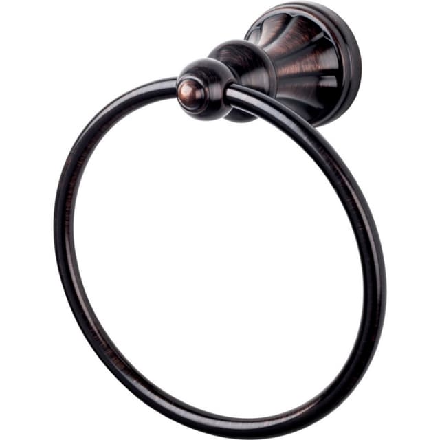 Hudson Bath Ring 7" Long Tuscan Bronze - Top Knobs HUD5TB