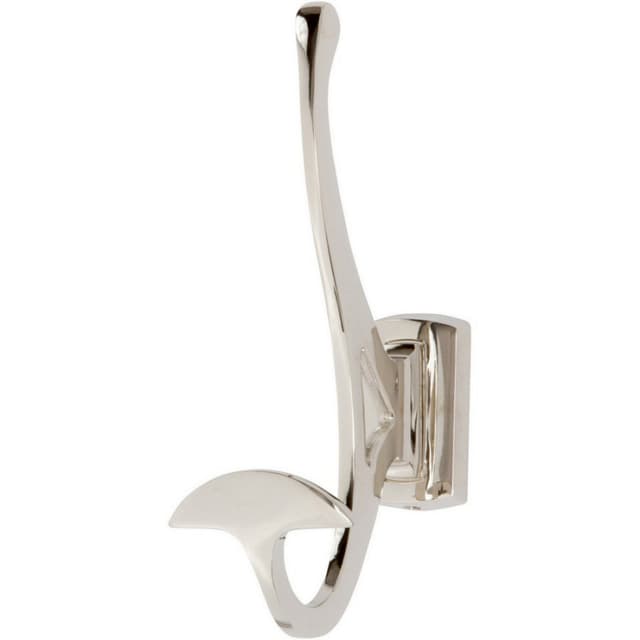 Legacy Double Hook 6-1/2" Long Polished Nickel - Top Knobs LGH-PN