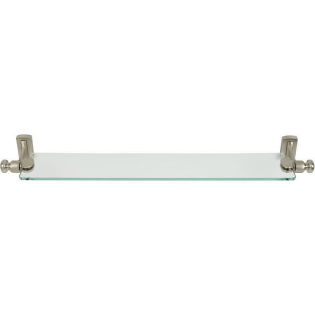 Legacy Bath Glass Shelf 24" Brushed Nickel - Top Knobs LGSF-BRN