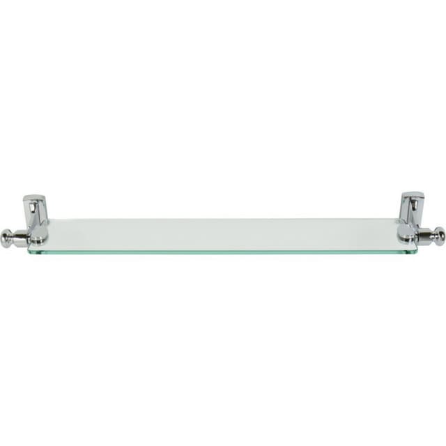Atlas Homewares legacy bath glass shelf 24" polished chrome lgsf-ch