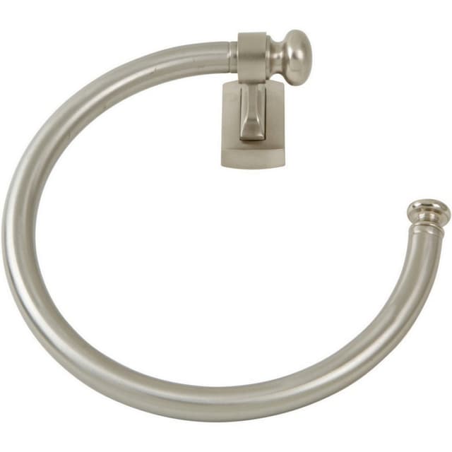 Legacy Towel Ring 8" Long Brushed Nickel - Top Knobs LGTR-BRN