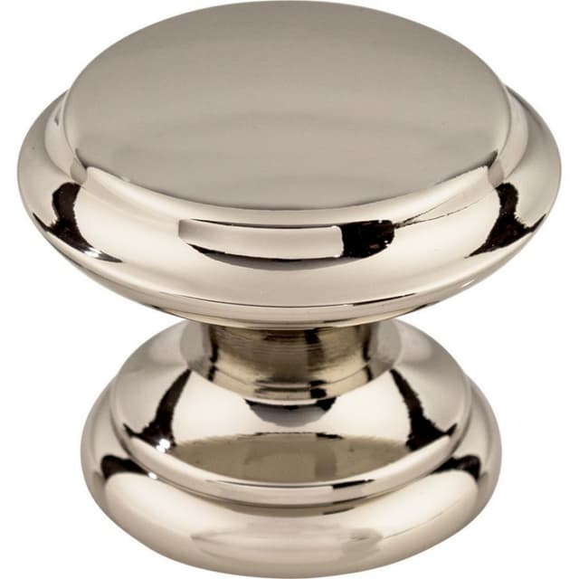 Top Knobs Asbury Series 1-3/8" (35 mm) Diameter Polished NickelKnob, - M1304