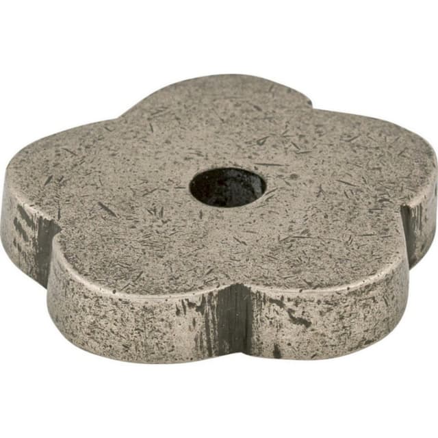 Aspen Flower Backplate 1" Dia Silicon Bronze Light Top Knobs