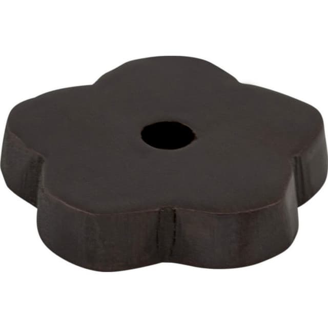 Aspen Flower Backplate 1" Dia Medium Bronze Top Knobs