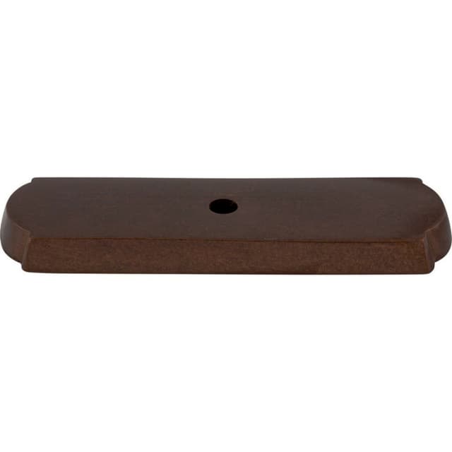 Aspen Rectangle Backplate 2 1/2" Long Mahogany Bronze Top Knobs