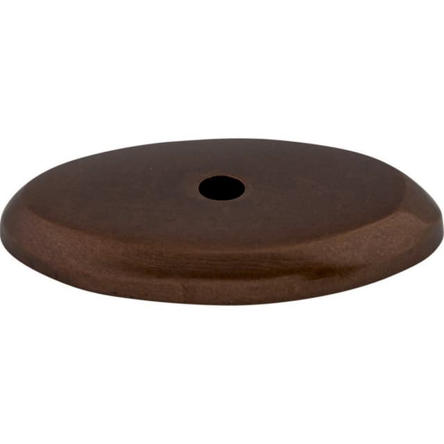 Aspen Oval Backplate 1-1/2" Long Mahogany Bronze Top Knobs