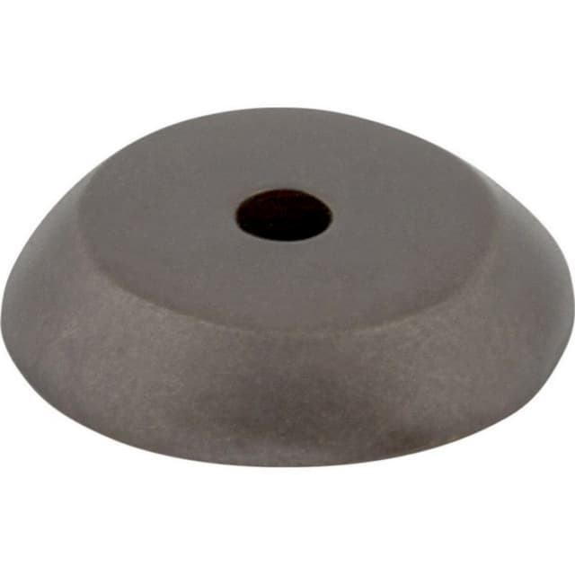 Aspen Round Backplate 7/8" Dia Medium Bronze Top Knobs