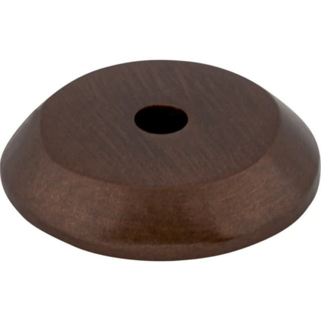 Aspen Round Backplate 7/8" Dia Mahogany Bronze Top Knobs