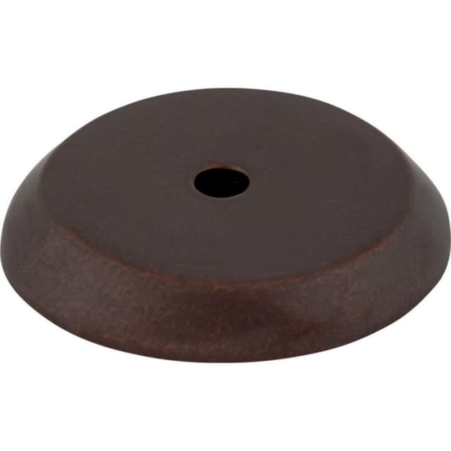 1-1/4" Aspen Round Shape Knob Backplate, Mahogany Bronze