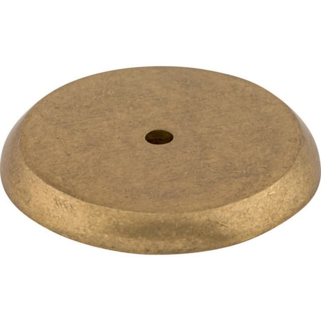 1-3/4" Aspen Round Shape Knob Backplate, Light Bronze