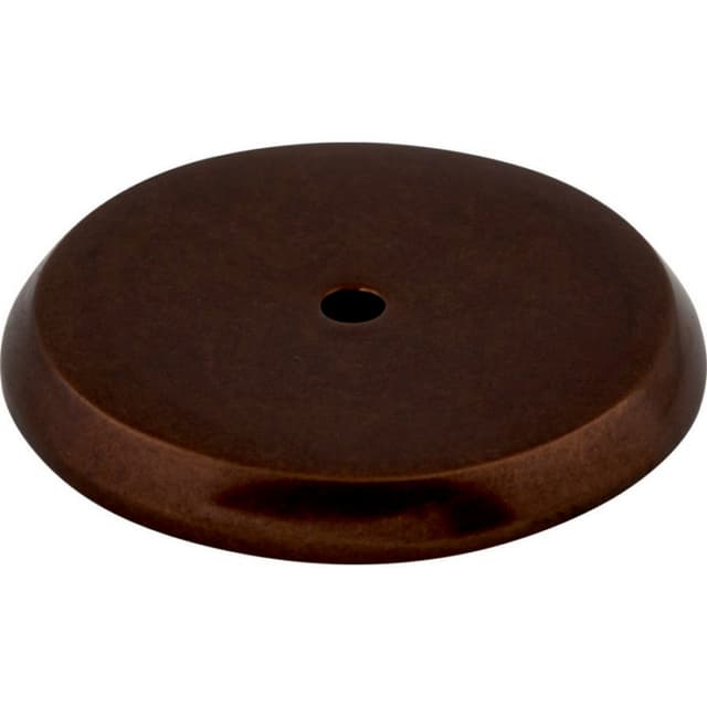 1-3/4" Aspen Round Shape Knob Backplate, Mahogany Bronze