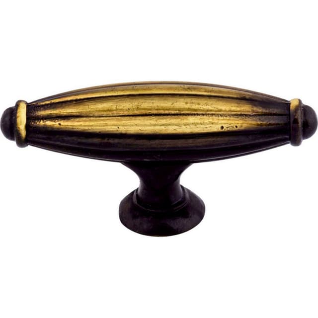 Top Knobs Tuscany-TK Series 2-5/8 in (67 mm) L x 5/8 in (16 mm) W Dark Antique Brass Knob, - M151