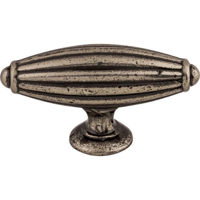 Top Knobs Tuscany-TK Series 2-7/8 in (73 mm) L x 7/8 in (22 mm) W Antique Pewter Knob, - M153