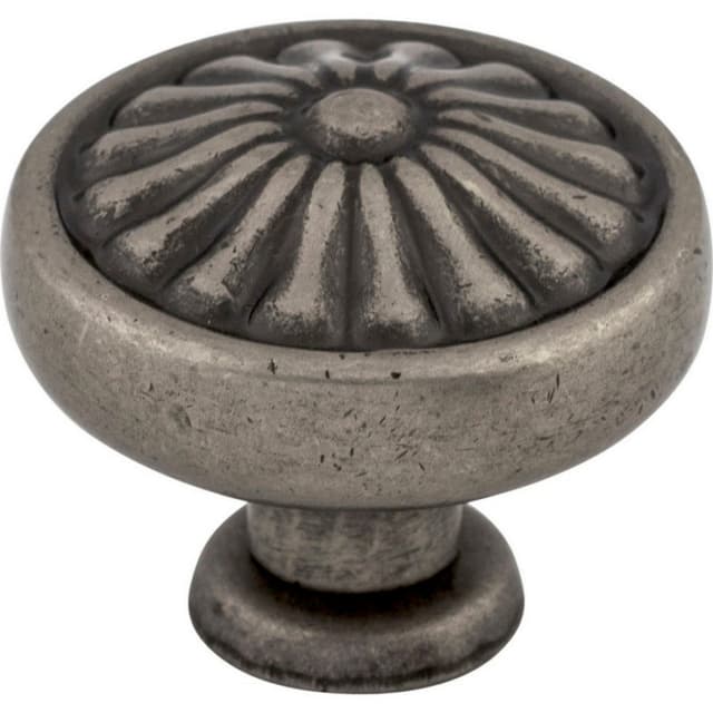 Top Knobs Normandy Series 1-1/4" (32 mm) Diameter Antique PewterKnob, - M1598