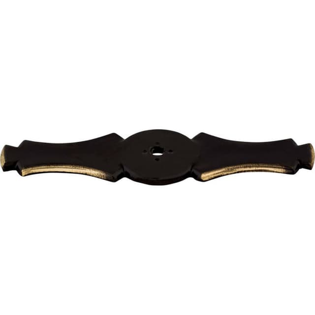 Tuscany Celtic Backplate 3-5/8" Long Dark Antique Brass Top Knobs