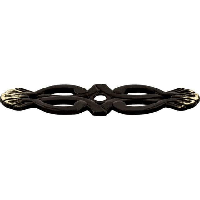 Tuscany Newton Backplate 3-3/16" Long Dark Antique Brass Top Knobs