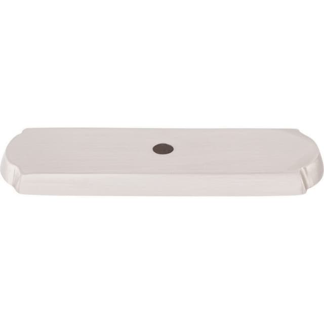 Aspen II Rectangle Backplate 2-1/2" Long Brushed Satin Nickel Top Knobs