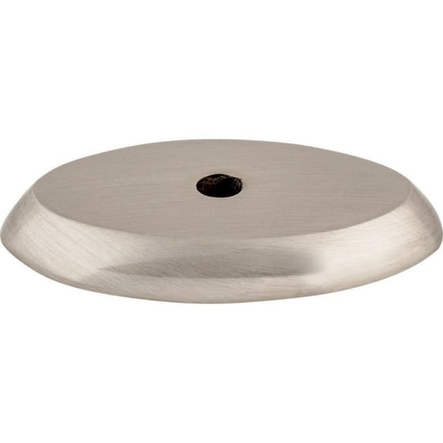 Aspen II Oval Backplate 1-1/2" Long Brushed Satin Nickel Top Knobs