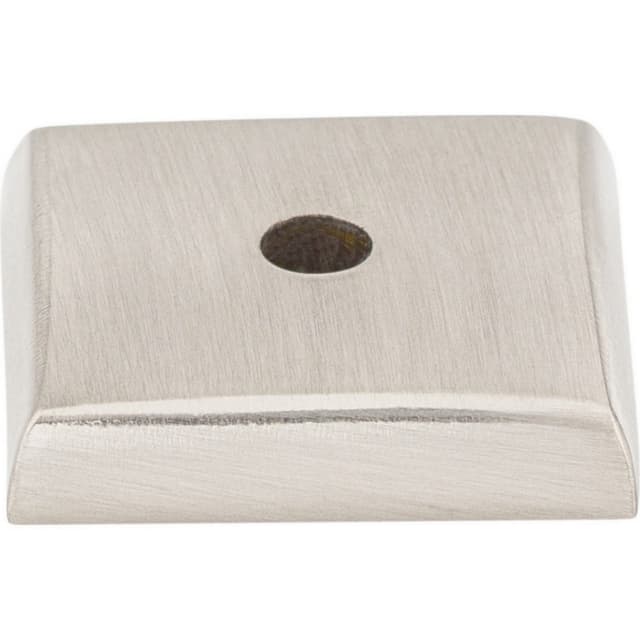 Aspen II Square Backplate 7/8" Dia Brushed Satin Nickel Top Knobs