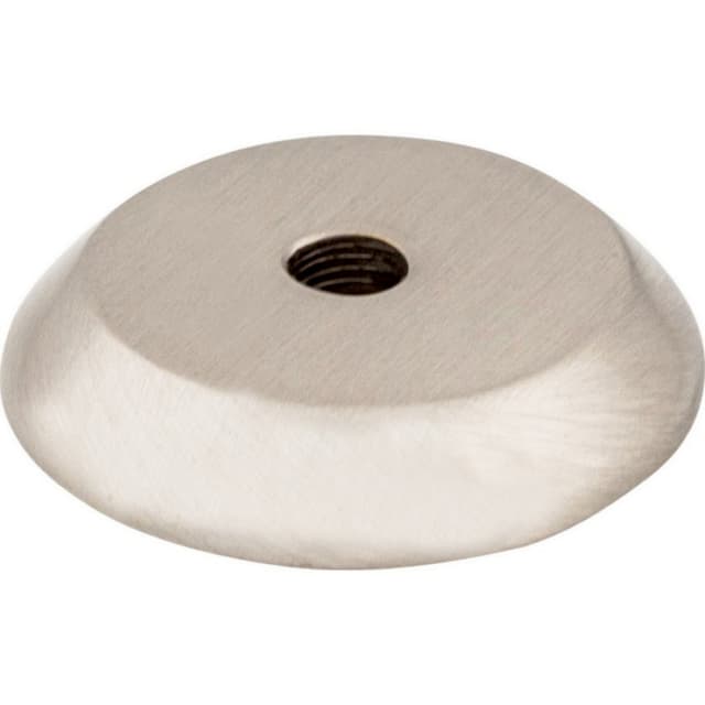 Aspen II Round Backplate 7/8" Dia Brushed Satin Nickel Top Knobs