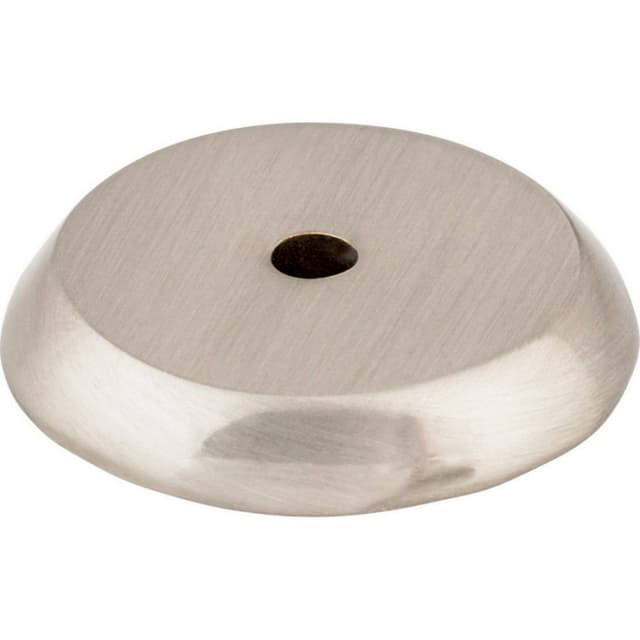 Aspen II Round Backplate 1-1/4" Dia Brushed Satin Nickel Top Knobs