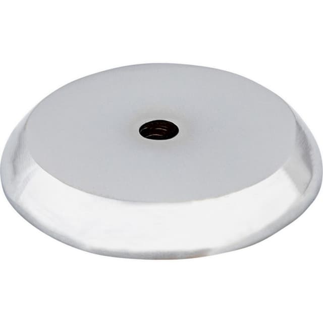 Aspen II Round Backplate 1-1/4" Dia Polished Chrome Top Knobs