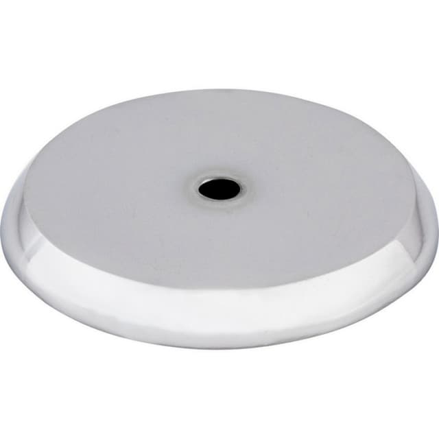 Aspen II Round Backplate 1-3/4" Dia Polished Chrome Top Knobs