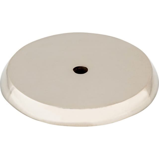 Aspen II Round Backplate 1-3/4" Dia Polished Nickel Top Knobs