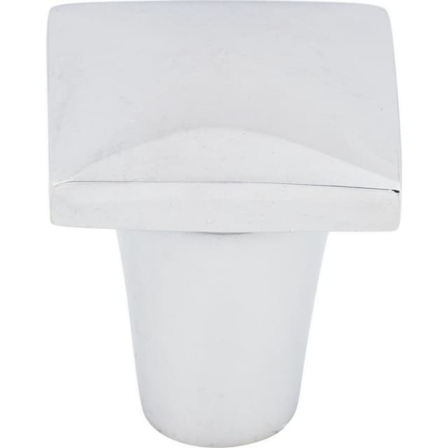 Top Knobs Aspen II Series 7/8 in (22 mm) L x 7/8 in (22 mm) W Polished Chrome Knob, - M2057