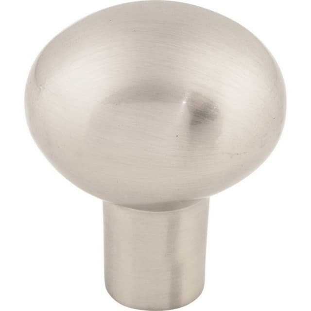 Top Knobs Aspen II Series 1-3/16 in (30 mm) L x 15/16 in (24 mm) W Brushed Satin Nickel Knob, - M2065