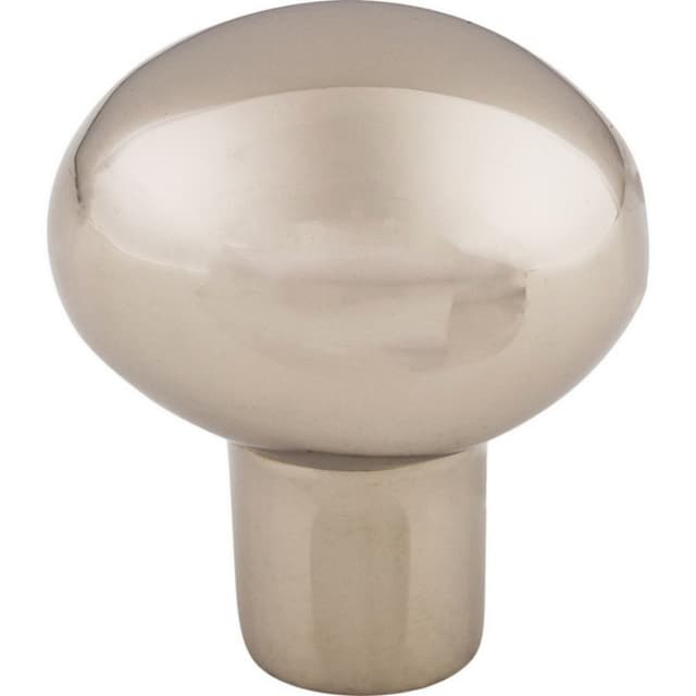 Top Knobs Aspen II Series 1-3/16 in (30 mm) L x 15/16 in (24 mm) W Polished Nickel Knob, - M2067
