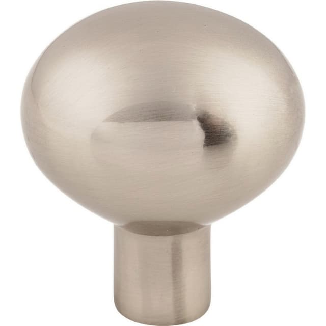 Top Knobs Aspen II Series 1-7/16 in (37 mm) L x 1-1/8 in (29 mm) W Brushed Satin Nickel Knob, - M2068