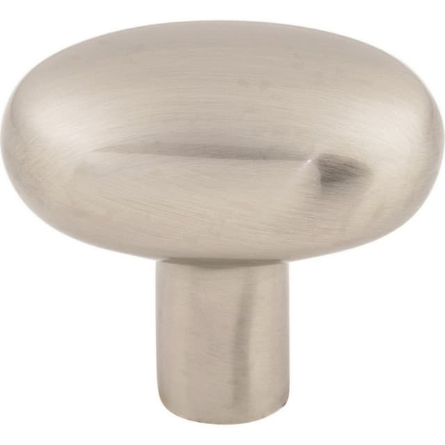 Top Knobs Aspen II Series 1-9/16 in (40 mm) L x 15/16 in (24 mm) W Brushed Satin Nickel Knob, - M2071