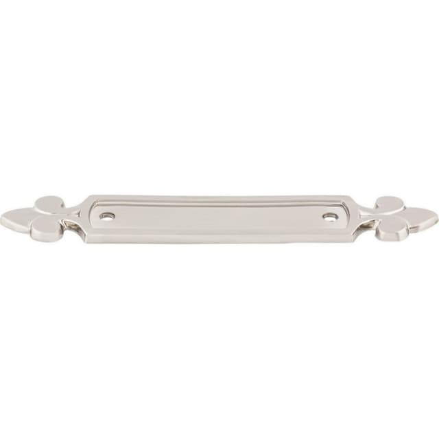 2-1/2" Tuscany Dover Pull Backplate, Brushed Satin Nickel