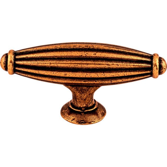 Top Knobs Tuscany-TK Series 2-5/8 in (67 mm) L x 5/8 in (16 mm) W Old English Copper Knob, - M227