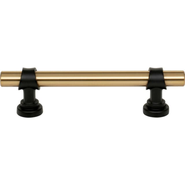 Top Knobs Dakota Series 3-3/4" (96 mm) Center to Center Honey Bronze and Flat Black Pull, - M2705