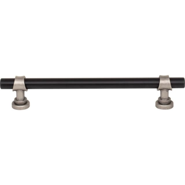 Top Knobs Dakota Series 6-5/16" (160 mm) Center to Center Flat Black/Antique Pewter Pull, - M2730