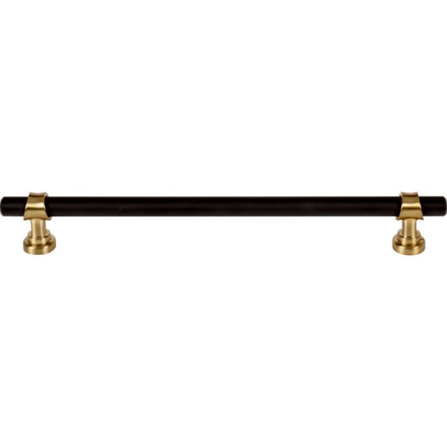 Top Knobs Dakota Series 8-13/16" (224 mm) Center to Center Flat Black/Honey Bronze Pull, - M2752