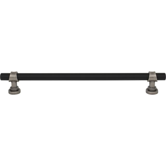 Top Knobs Dakota Series 8-13/16" (224 mm) Center to Center Flat Black/Antique Pewter Pull, - M2754