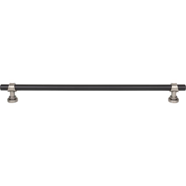 Top Knobs Dakota Series 12" (305 mm) Center to Center Flat Black/Antique Pewter Pull, - M2766