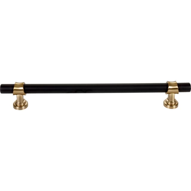 Top Knobs Dakota Series Flat Black/Honey Bronze 12" (305 mm) Center to Center Appliance Pull, -M2776