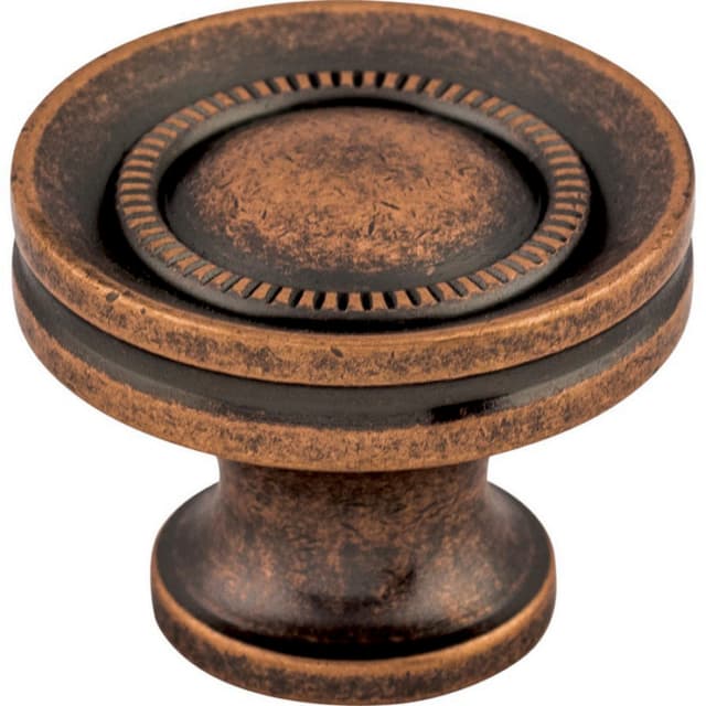Top Knobs Somerset-TK Series 1-1/4" (32 mm) Diameter Antique CopperKnob, - M297
