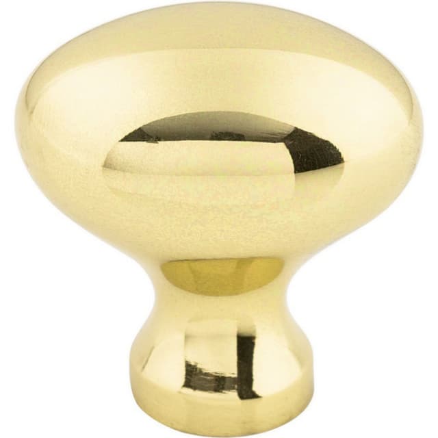 Top Knobs Somerset-TK Series 1-1/4 in (32 mm) L x 3/4 in (19 mm) W Polished Brass Knob, - M368