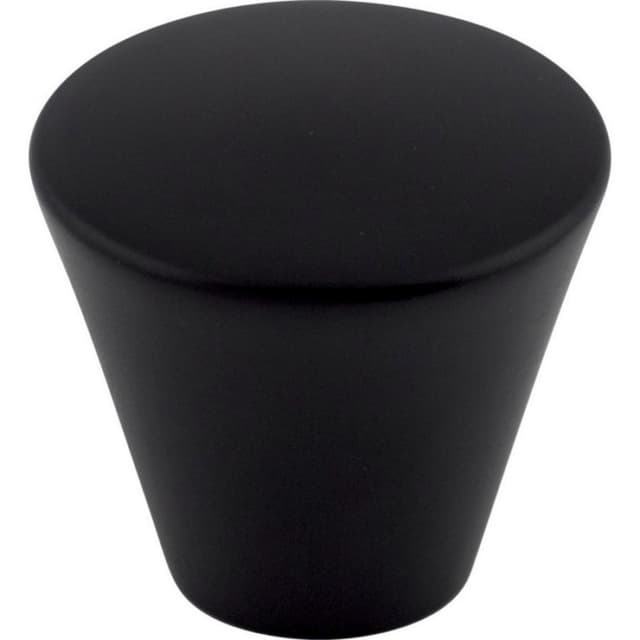 Top Knobs Nouveau Series 1-1/16" (27 mm) Diameter Flat BlackKnob, - M373