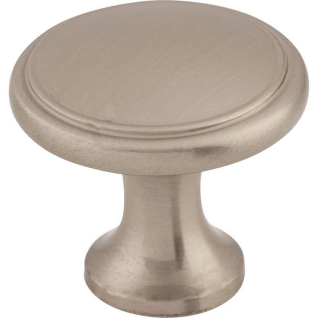 Top Knobs Nouveau Series 1-1/8" (29 mm) Diameter Brushed Satin NickelKnob, - M376