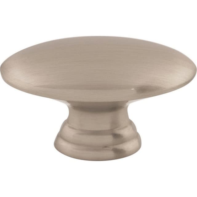 Top Knobs Nouveau Series 1-1/2 in (38 mm) L x 3/4 in (19 mm) W Brushed Satin Nickel Knob, - M379