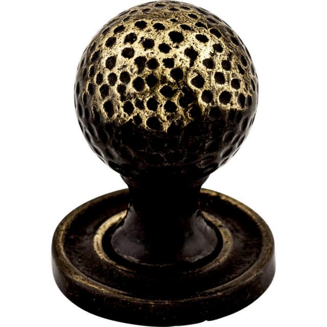 Top Knobs Britannia Series 1-1/4" (32 mm) Diameter Dark Antique BrassKnob, - M44