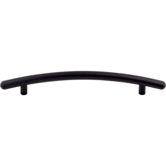 Top Knobs Nouveau Series 6-5/16" (160 mm) Center to Center Flat Black Pull, - M539