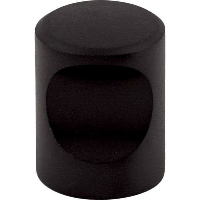 Top Knobs Nouveau Series 3/4" (19 mm) Diameter Flat BlackKnob, - M581